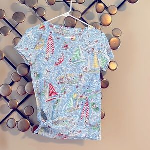Lilly Pulitzer Nauti tie T-shirt. XS.